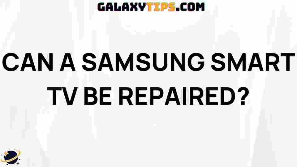 can-a-samsung-tv-be-repair