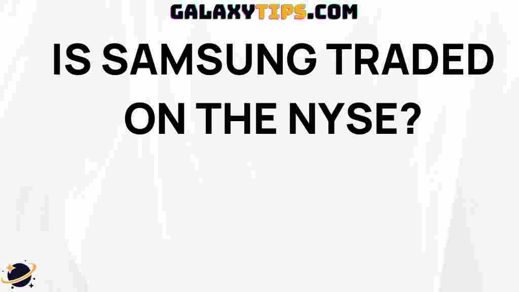 is-samsung-stock-nyse